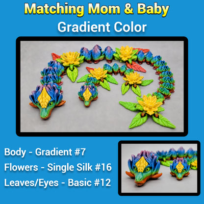 Articulated Serenity Lotus Dragon Toy