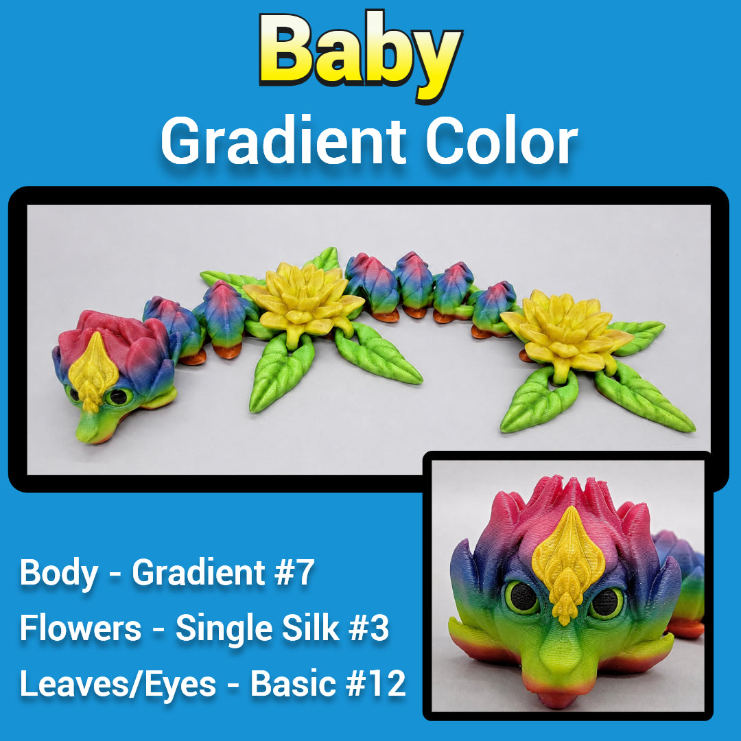 Articulated Serenity Lotus Dragon Toy