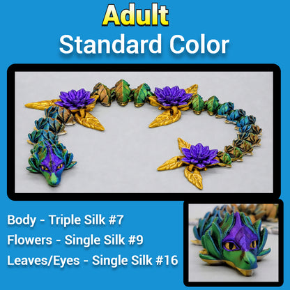 Articulated Serenity Lotus Dragon Toy