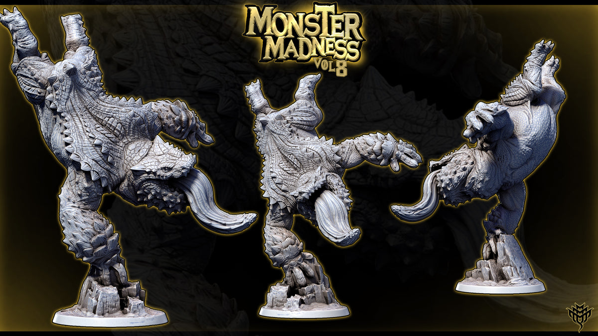 Studio render composite of Theodlash Pose 01 showcasing the dynamic upside-down attack angle.