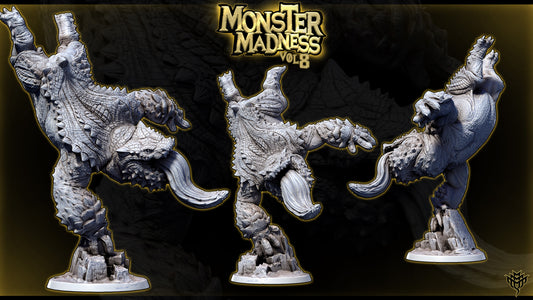 Studio render composite of Theodlash Pose 01 showcasing the dynamic upside-down attack angle.