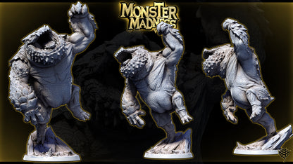 Studio render composite of Theodlash Pose 02 showing the leaping upward posture from three side angles.